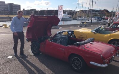 Rene’ fortæller om hans Triumph Spitfire.